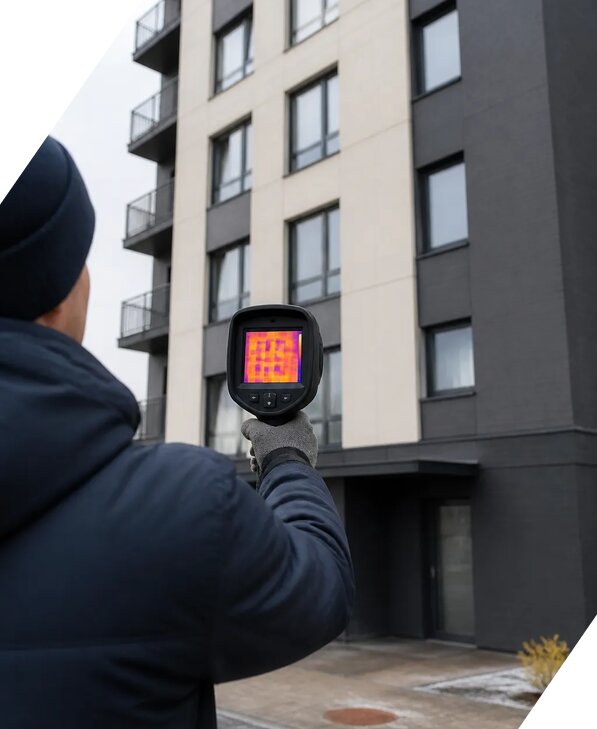Тепловизионное обследование зданий в Донецке от 5474 р. | ЭкспертизаРоссия