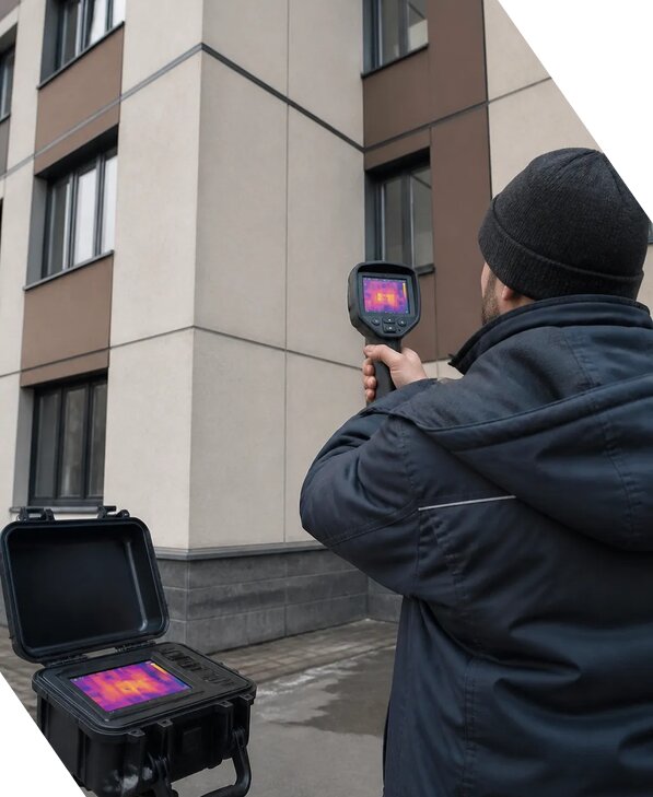 Тепловизионное обследование зданий и сооружений в Донецке